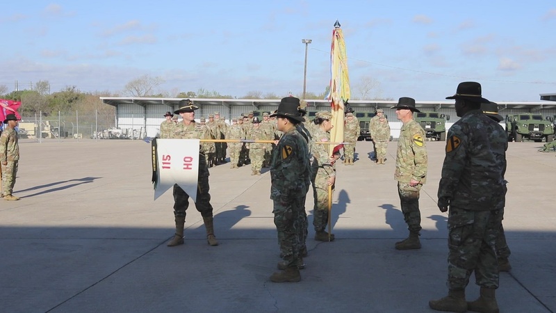 115th Brigade Support Battalion, 1st Cavalry Division 1st Brigade was awarded a streamer by Maj. John B. Richardson IV