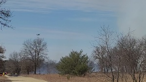 2022 UH-60 Black Hawk fire training, prescribed burn work at Fort McCoy, Part I