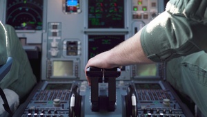 NATO Multirole Tanker Transport aircraft refuels fighter jets during Exercise Cold Response