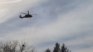 2022 UH-60 Black Hawk fire training, prescribed burn work at Fort McCoy, Part II