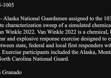 Alaska National Guard conducts multiagency CBRNE exercise in Juneau