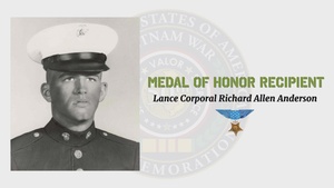 National Medal of Honor Day Tribute - Lance Corporal Richard Allen Anderson