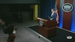 Pentagon Press Secretary Holds Briefing