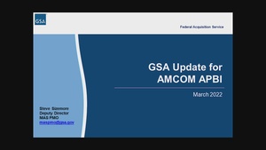 APBI 2022 - Day 2 - GSA - GSA Schedule/OASIS Overview