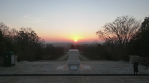 Sunrise at Arlington National Cemetery