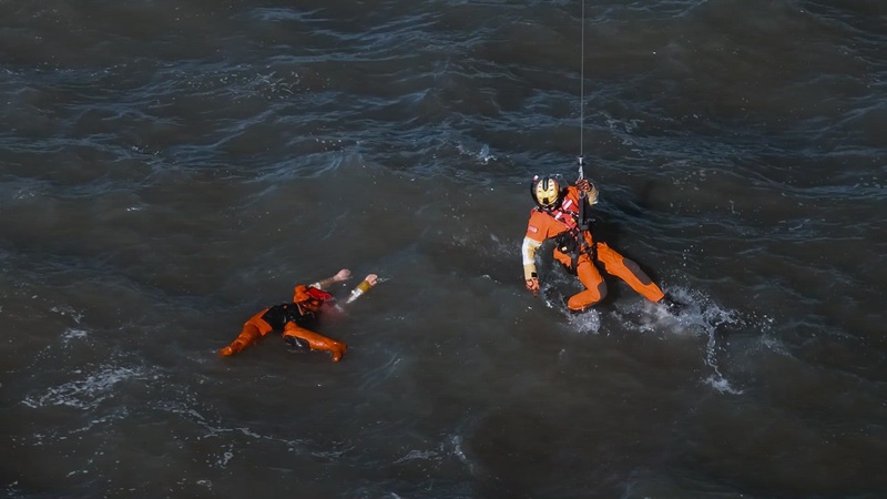 B-Roll: Coast Guard Air Station Humboldt Bay aircrews conduct cliff side rescue training