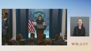Press Briefing with Director of Communications Kate Bedingfield
