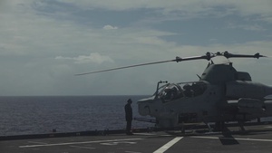 Balikatan 22- USS Miguel Keith Flight Operations B-Roll