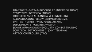 SrA Dave Mehok, 4 CTS, Det 1, TACP/JTAC