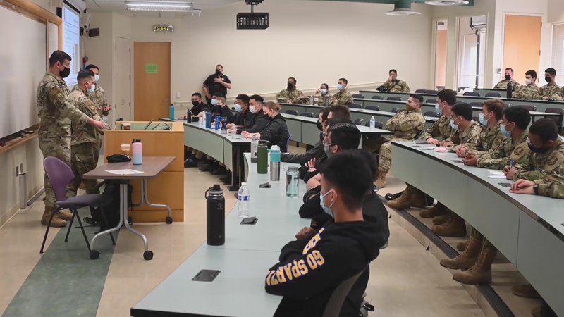129th Security Forces Train AFROTC Cadets