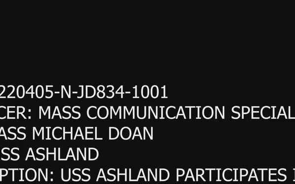 USS Ashland (LSD 48) participates in Exercise Balikatan 22