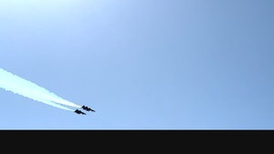 U.S. Navy Blue Angels perform at Tampa Bay AirFest 2022.