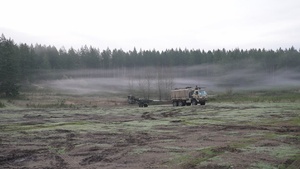 2-17 FA BN Fires M777 Howitzer at JBLM B-Roll (60 fps)