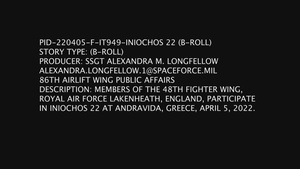 48 FW participate in INIOCHOS 22 B-roll