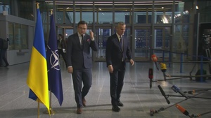 Doorstep statement by the NATO Secretary General and the Minister of Foreign Affairs of Ukraine at the meeting of NATO Ministers of Foreign Affairs