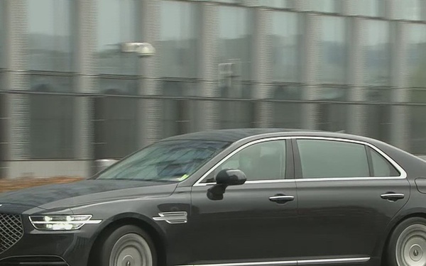South Korean Minister of Foreign Affairs arrives at NATO HQ for the meeting of NATO Ministers of Foreign Affairs- 7 April 2022