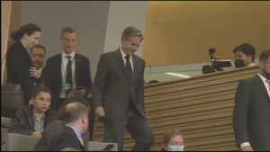 Secretary of State Antony J. Blinken holds a press availability in Brussels, Belgium