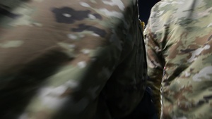 D.C. National Guard presents U.S. flag at major league baseball opening day