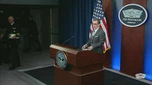 Pentagon Press Secretary Holds Briefing
