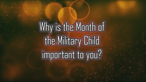 Month of the Military Child: Col. Joel Holmstrom