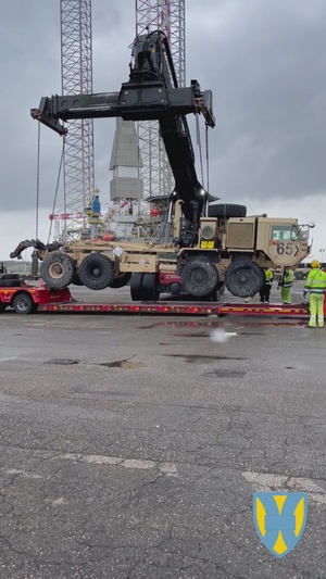 M984A4 Wrecker loaded and hauled on Commercial Line Haul