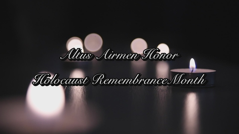 Altus Airmen Honor Holocaust Remembrance Month