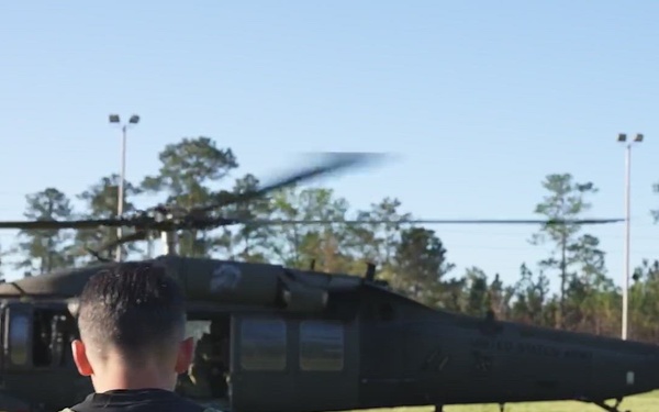 2022 Best Ranger Competition Day 3 Helocast B-Roll (60 fps)