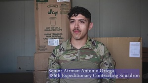 386th Expeditionary Contracting Squadron establish business relations with local vendors