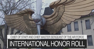 2022 International Honor Roll enlisted inductees wall dedication ceremony, April 13, 2022.