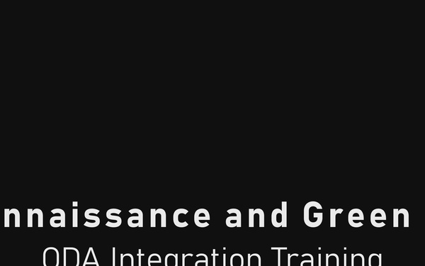 Force reconnaissance and Green Beret integration training