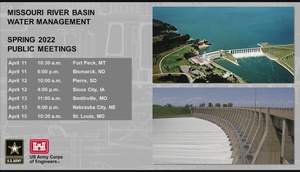 Missouri River Water Management Spring Public Meeting 2022