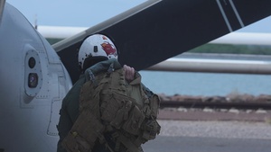 VMM 268 Ospreys Soar Over Darwin