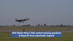 48th FW F-35As Conduct Training Operations