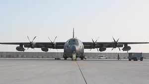 9th ESOS resupplies ground forces with airdrop (B-Roll)