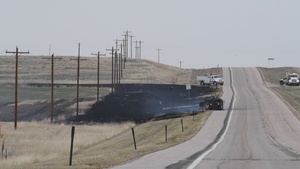 Kimball County Humvee fire