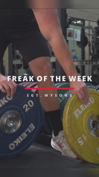 Freak of the Week: Sgt. Camden Wysong