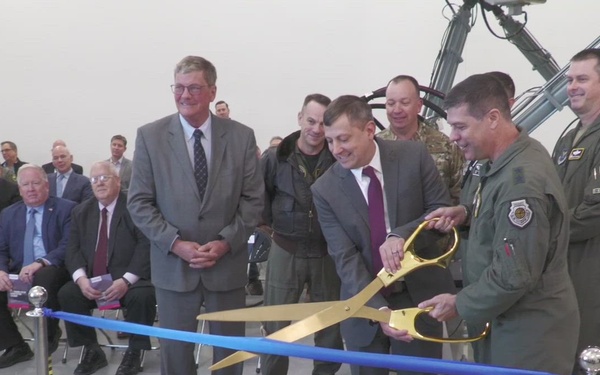 E-4B Simulator Ribbon Cutting