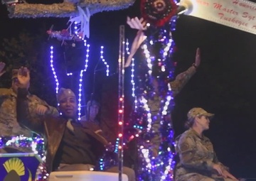 South Texas Reserve units participate in 2022 Fiesta Flambeau Parade