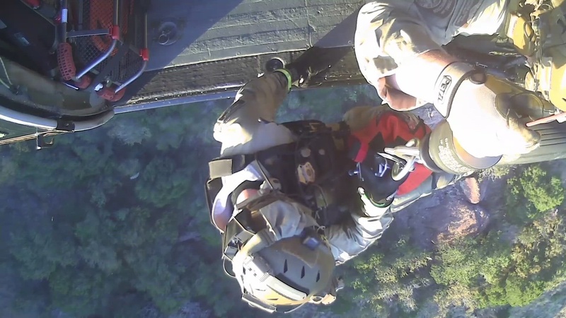 Two Injured Undocumented Migrants Rescued from Arizona Mountains - CBP Air and Marine Operations