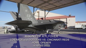 MAKING OF A FLYOVER: Behind the scenes of a Dodgers home opener flyover