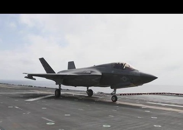 USS Tripoli (LHA 7) conducts F-35B Lightning II flight operations with VMFA 211