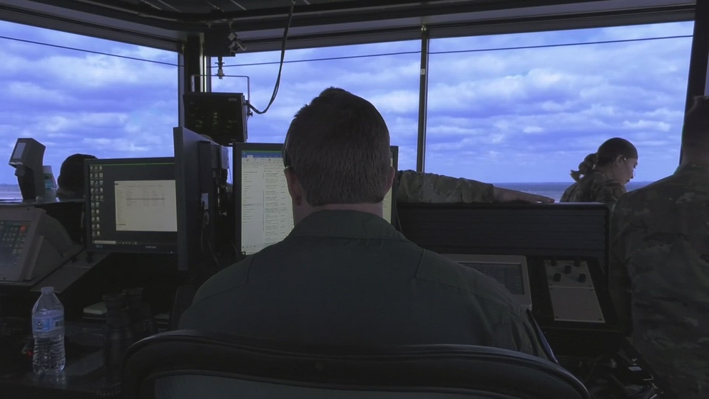 DVIDS Video Whiteman Air Force Base Air Traffic Control Tower BRoll