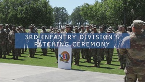 3rd Infantry Division Patching Ceremony