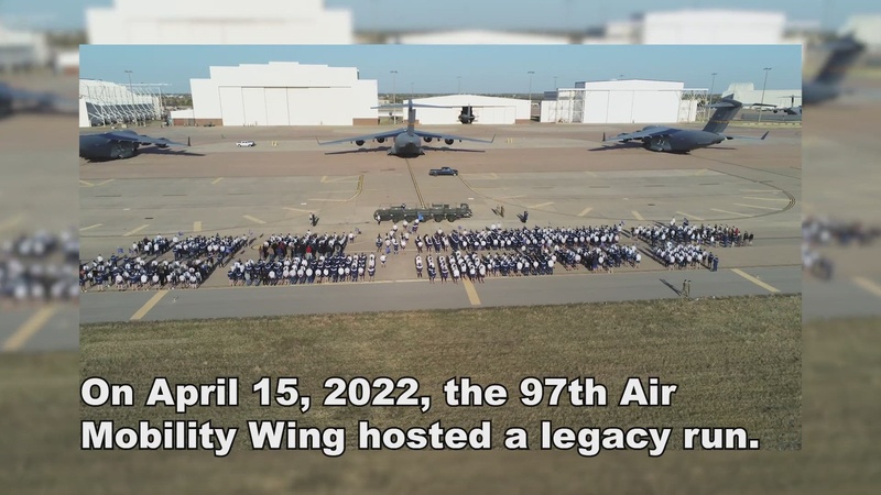 97th AMW Airmen participate in legacy run