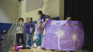 Month of the Military Child Purple Up Parade