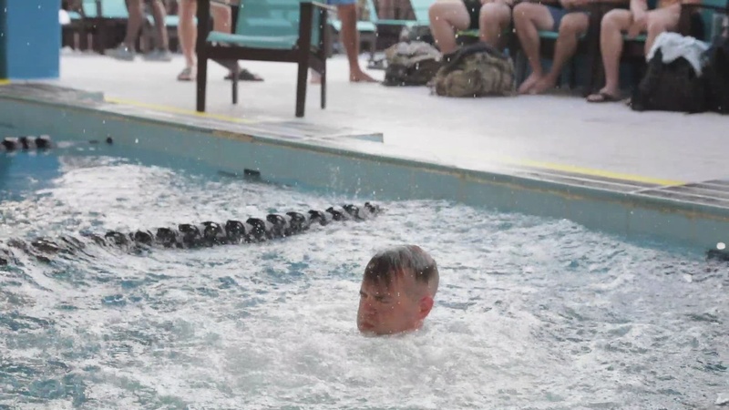 CJTF-HOA service members conduct swim assessment prior to FDCC