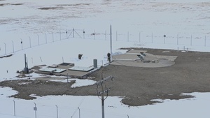 Helo Coverage of Missile Field Snow Removal Efforts