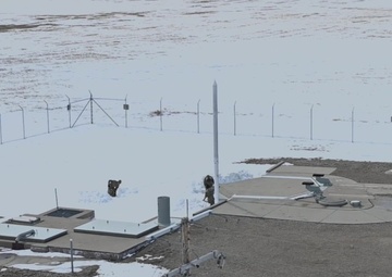 Helo Coverage of Missile Field Snow Removal Efforts