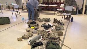 RHC-C Best Leadership Competition Ruck Sack Inspection