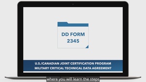 United States Joint Certification: How to fill out the DD Form 2345 (Canadian version) (open caption)